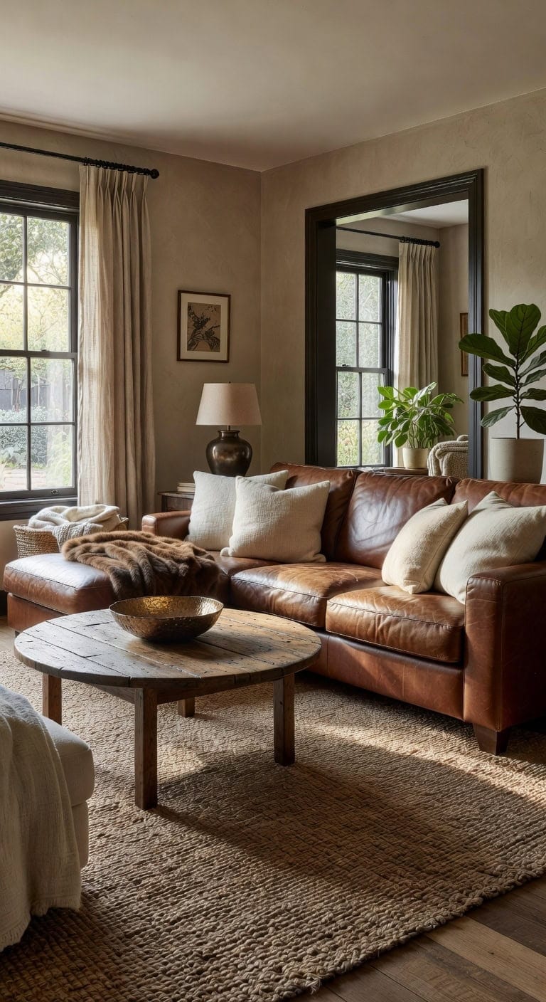 warm textural layered grounded