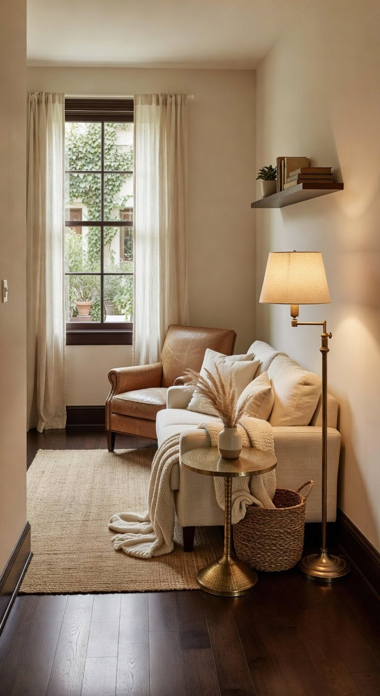 warm textured grounded spacious