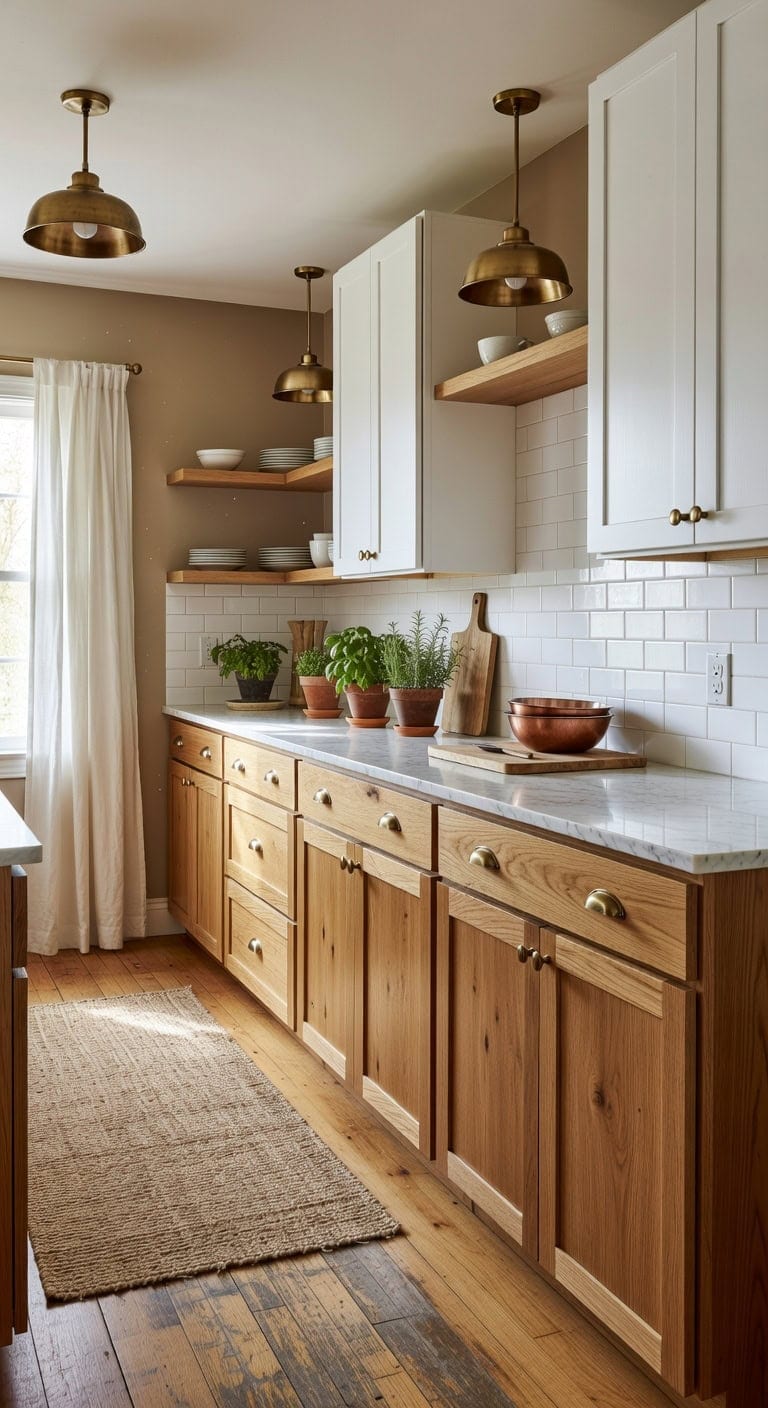 warm wood crisp white harmony