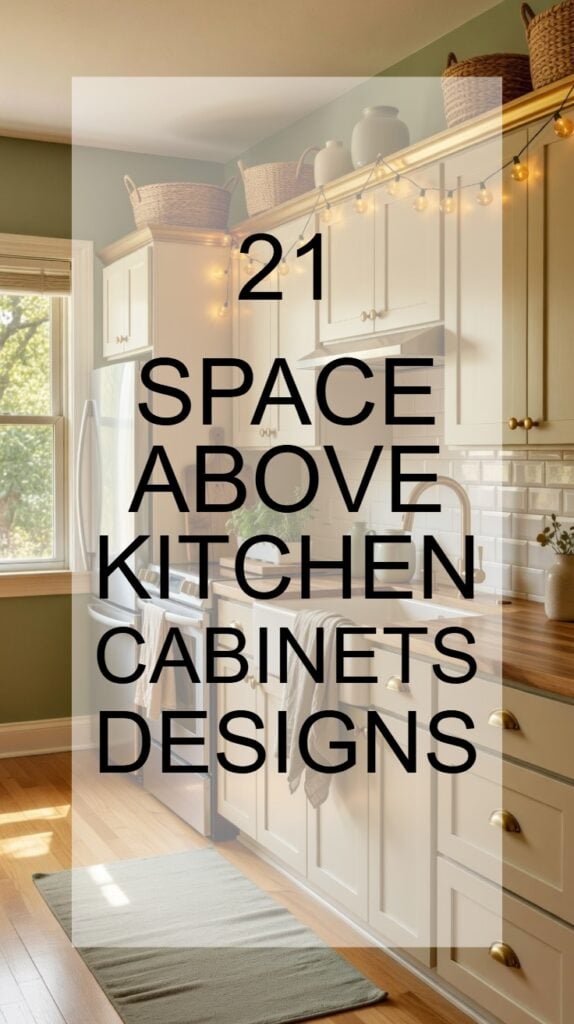 21 Space Above Kitchen Cabinets Designs That Look Intentional