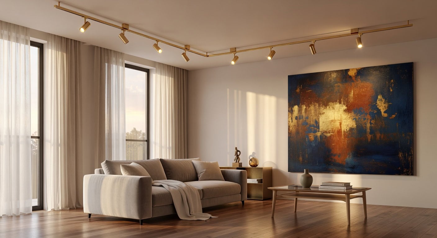 adaptable energy efficient easy install gold lighting