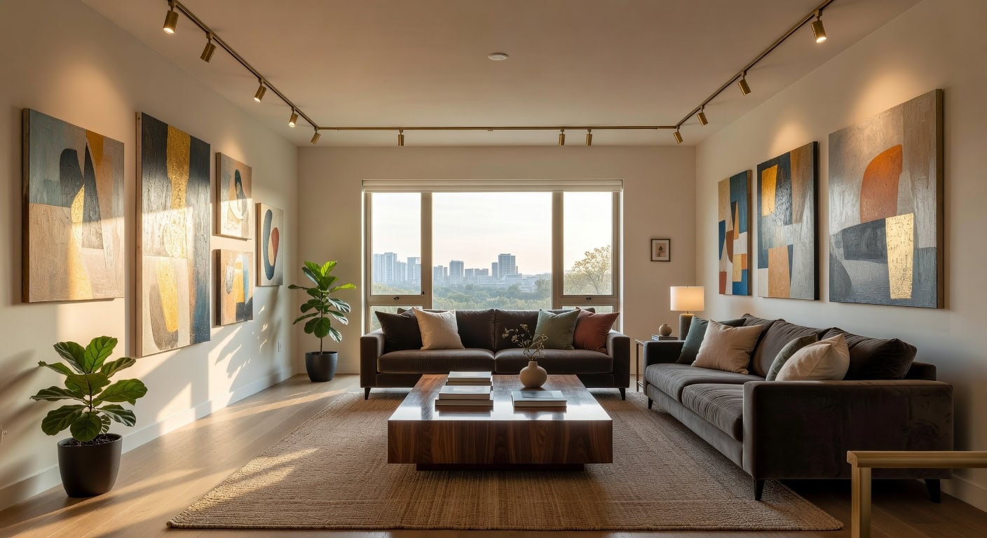 adjustable dimmable brass track lighting