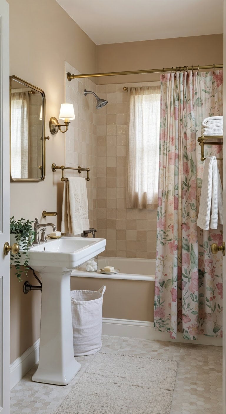 airy french country bath