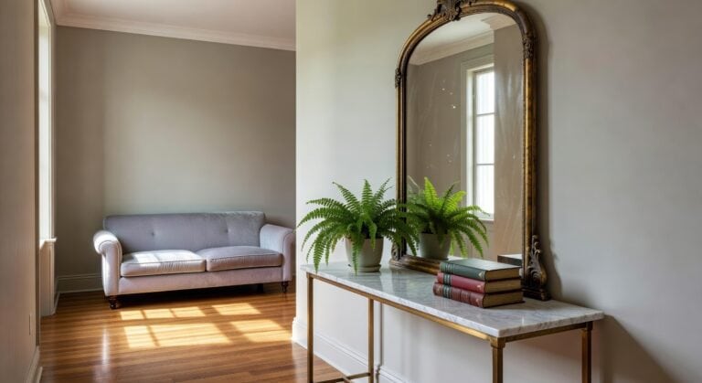 antique brass arched framed mirrors