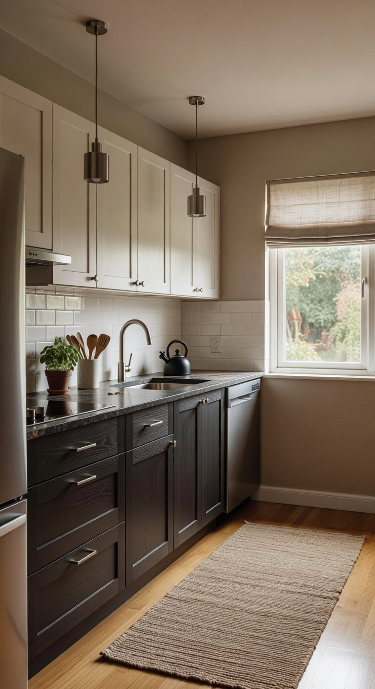 balanced grounded textured modern warm