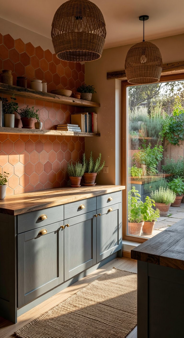 balanced kitchen cabinet color schemes