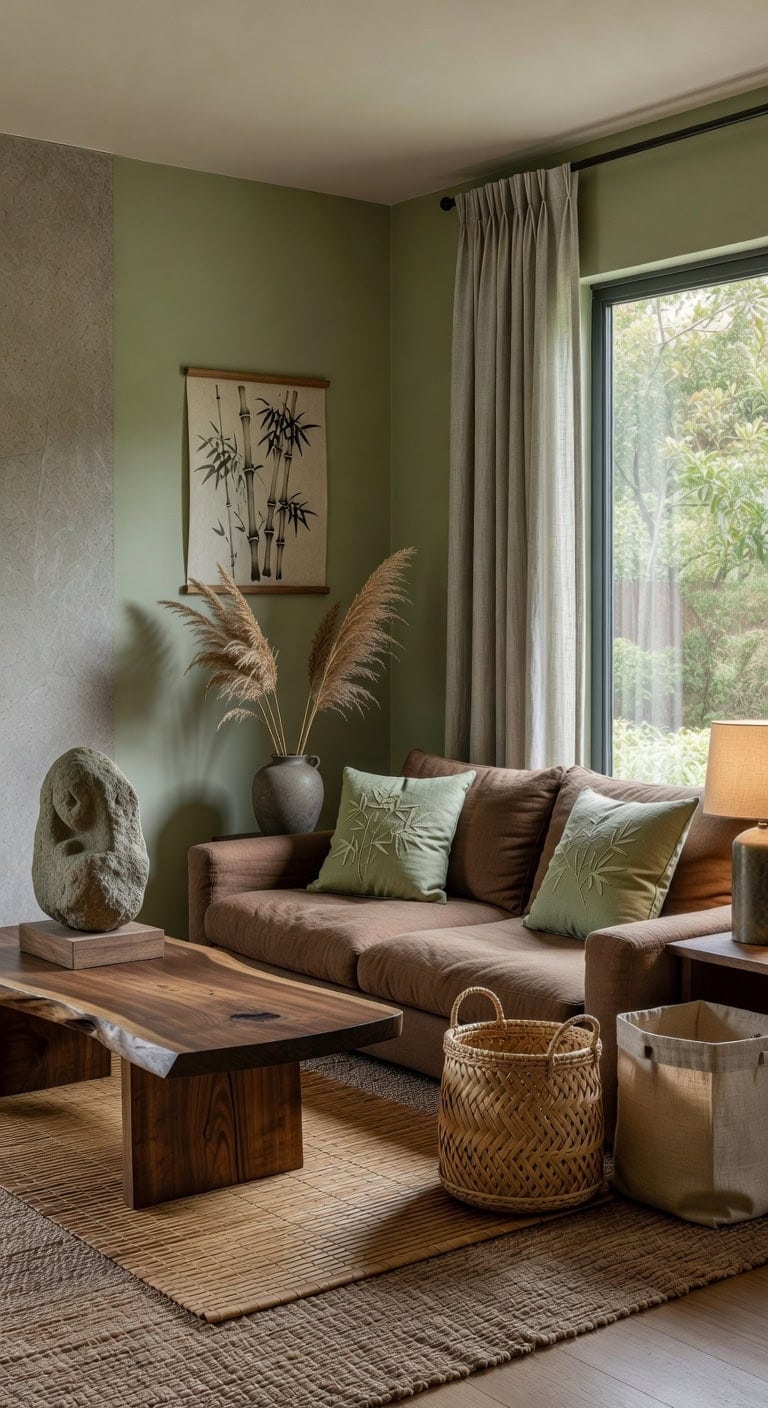 bamboo green zen stone sanctuary