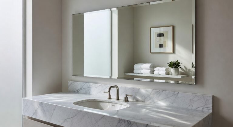 best frameless rectangular mirrors