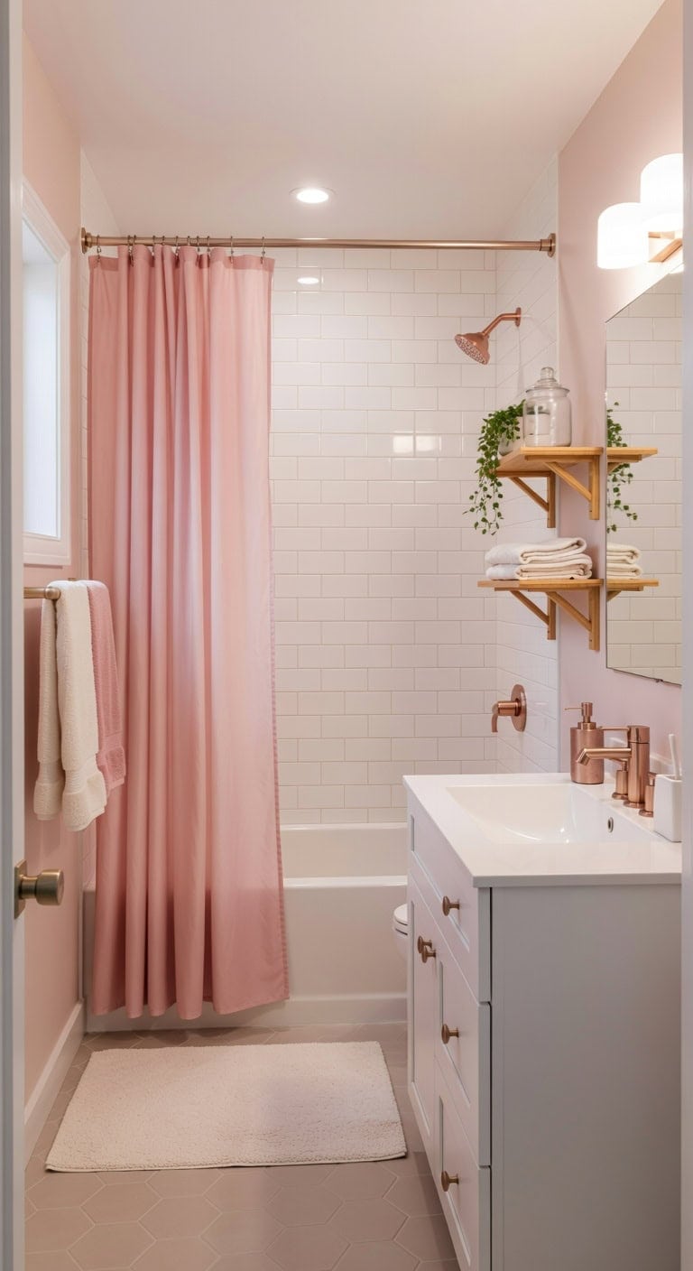 blush pink ombre feminine retreat