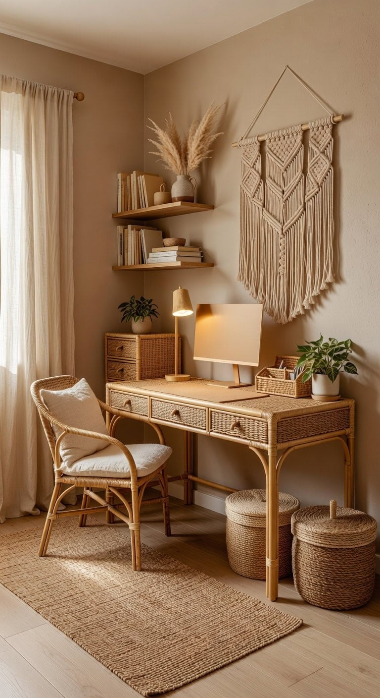 boho rattan macram effortless charm