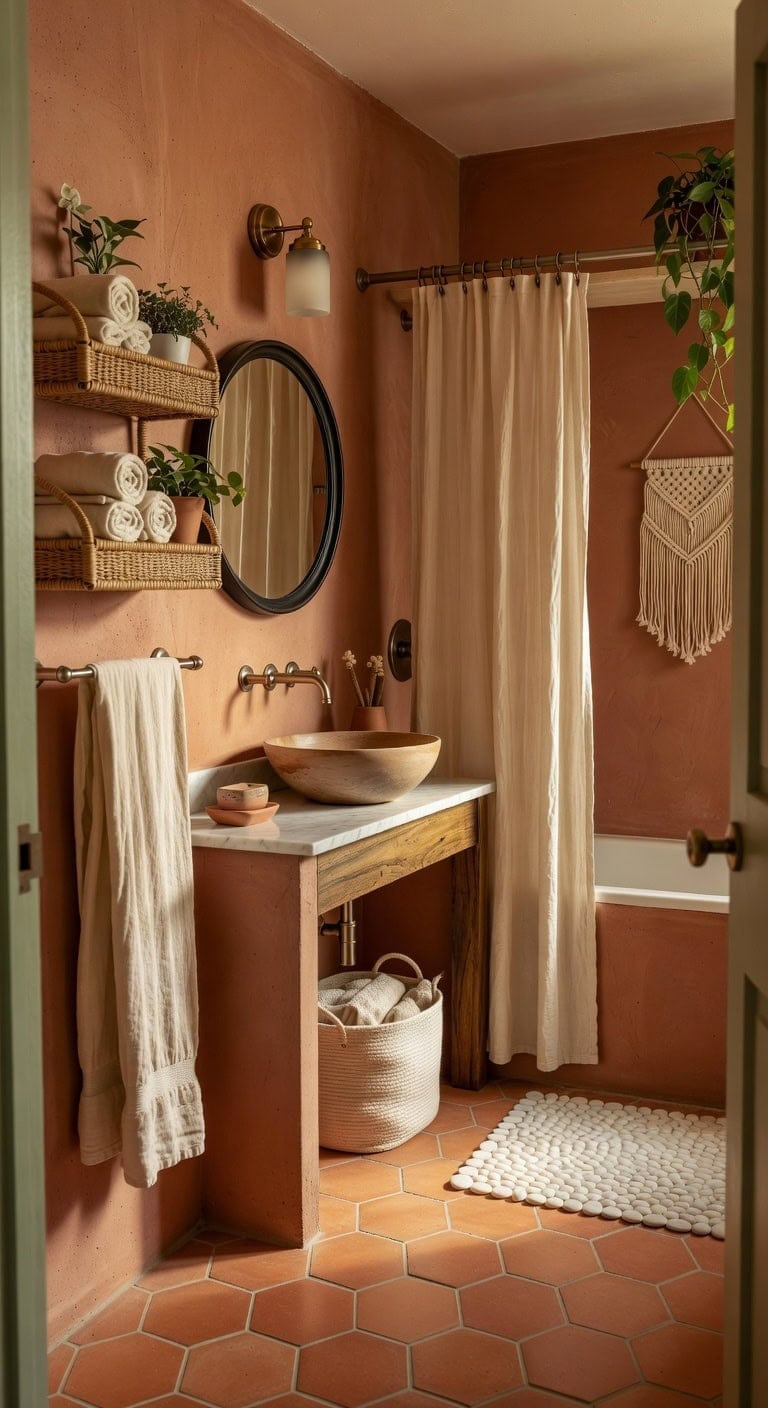 boho textured warm metal mix