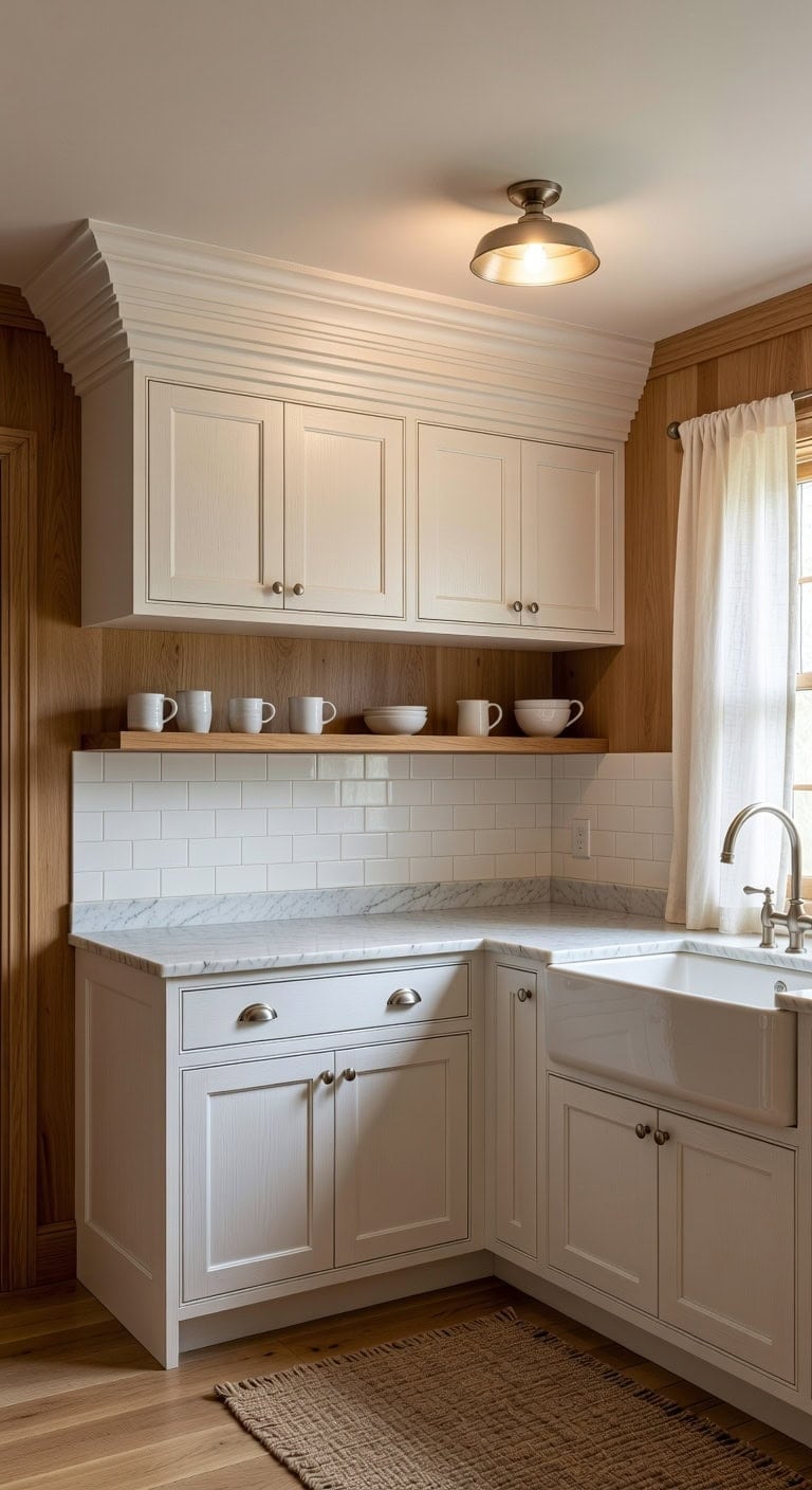 bold layered crown molding