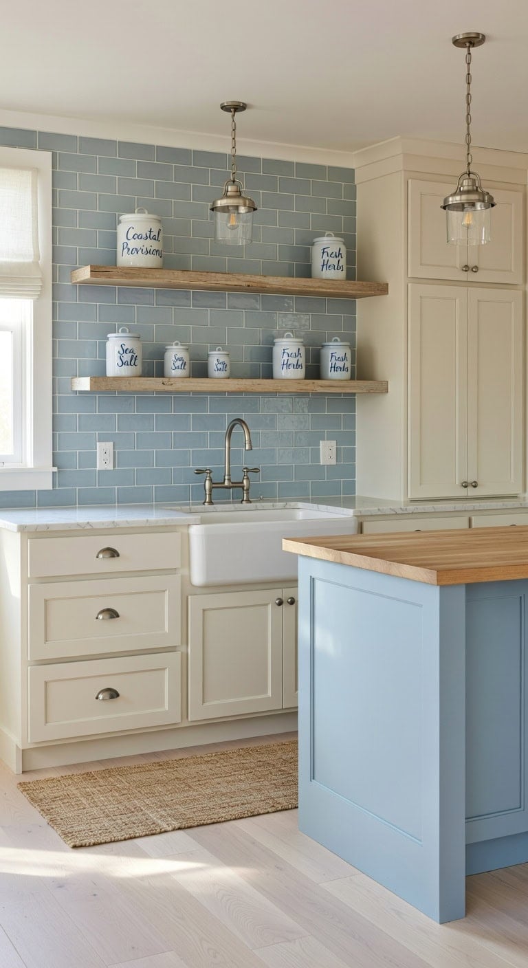 bright coastal inviting kitchen design