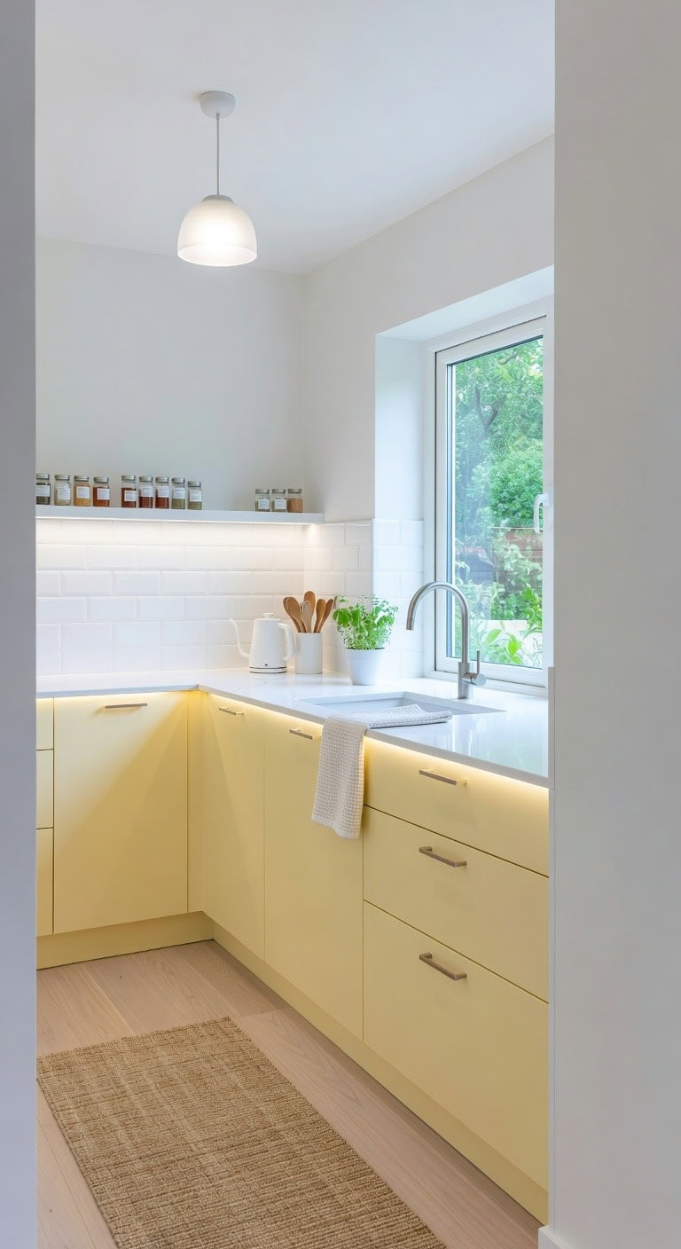 bright minimalist clean lined warm hued