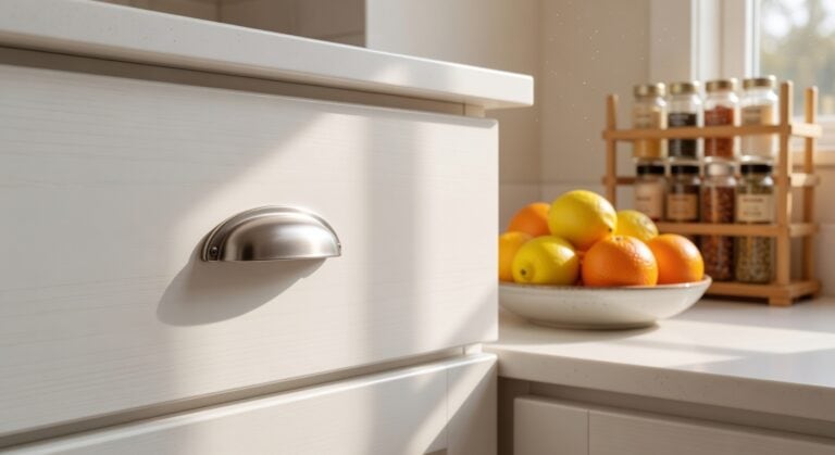 brushed nickel anchor cabinet pulls