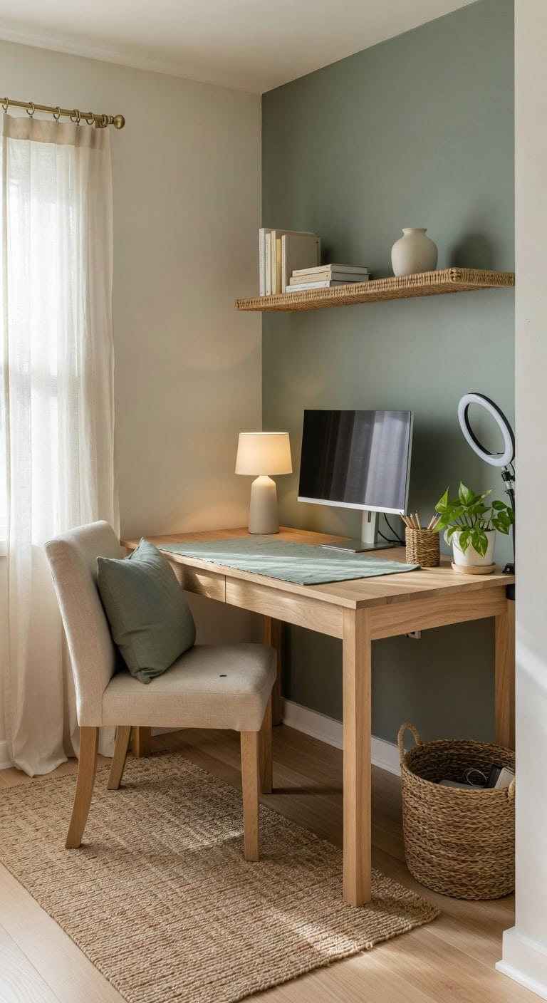 calm professional lived in video background