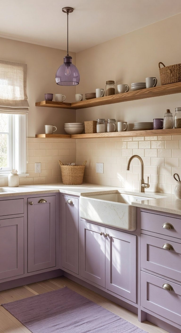 calming lavender cabinet warmth softness