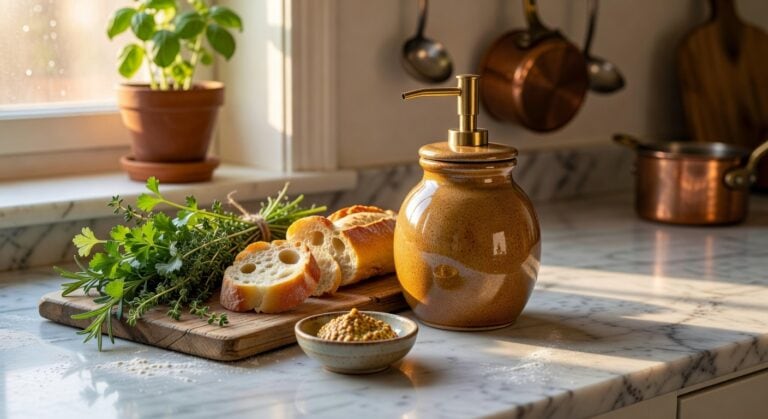 ceramic mustard soap dispenser sets