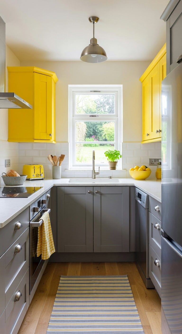 cheerful yet grounded kitchen aesthetic