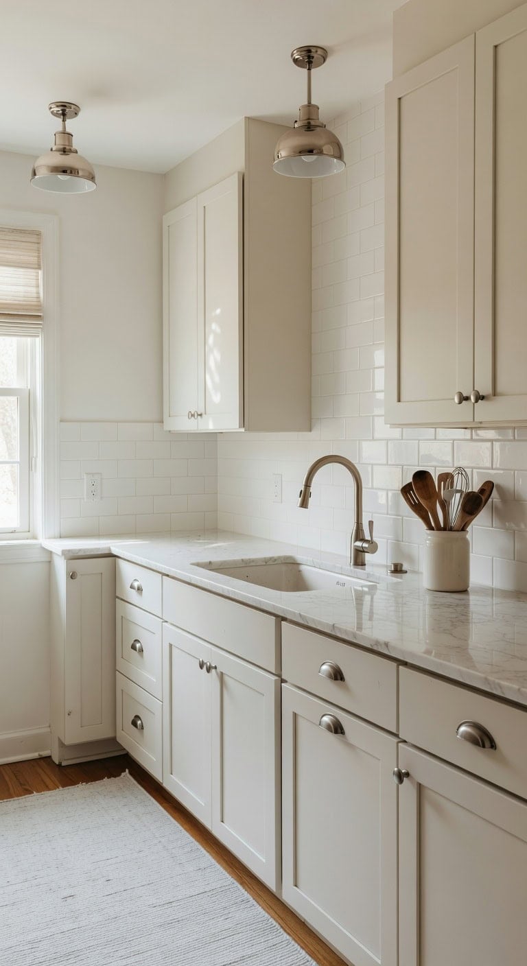 classic ivory kitchen cabinet upgrade