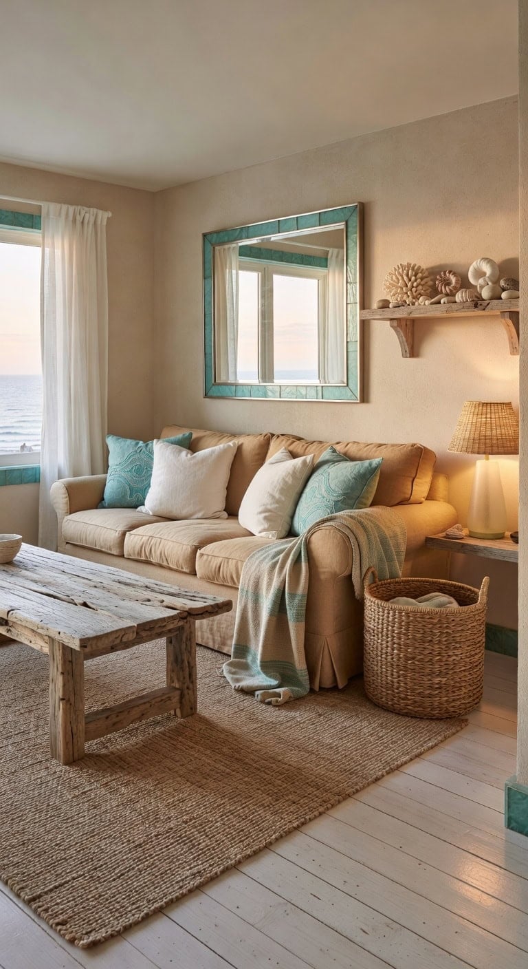 coastal sea glass linen retreat