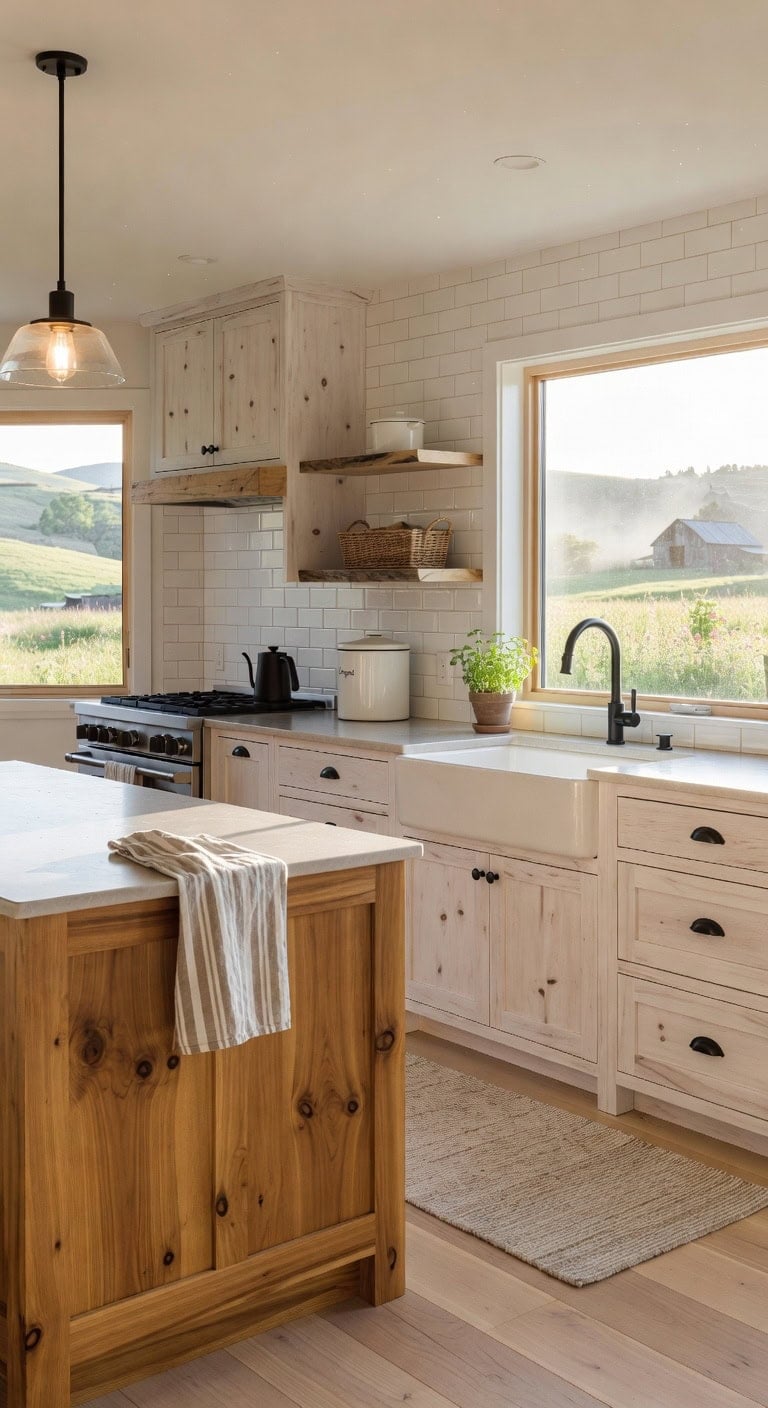 collected not catalog perfect farmhouse kitchen