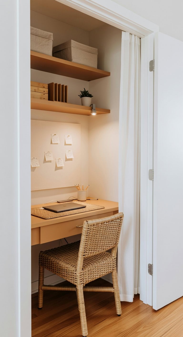 compact nook with intentional decor