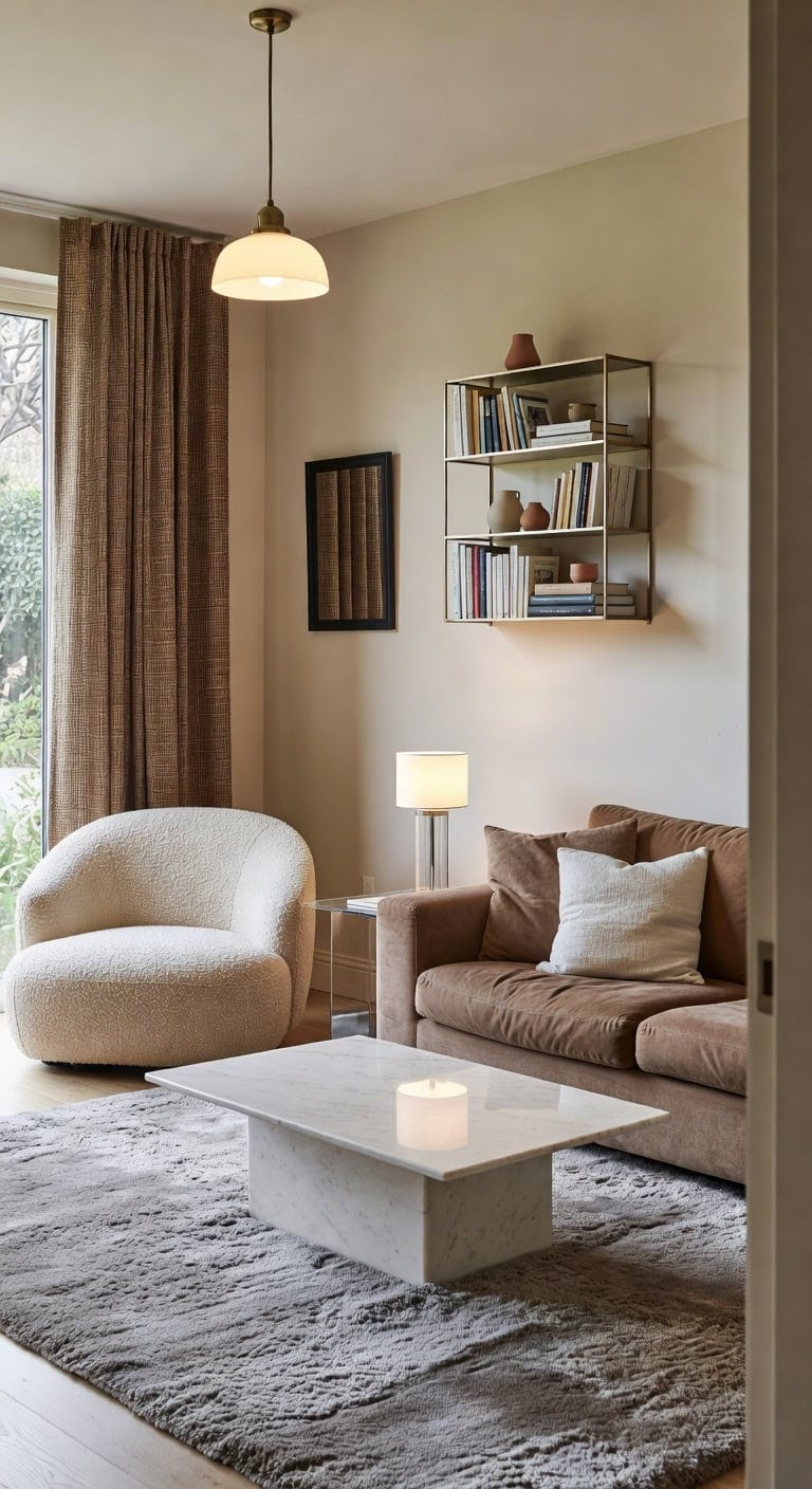 contemporary cozy textured grey