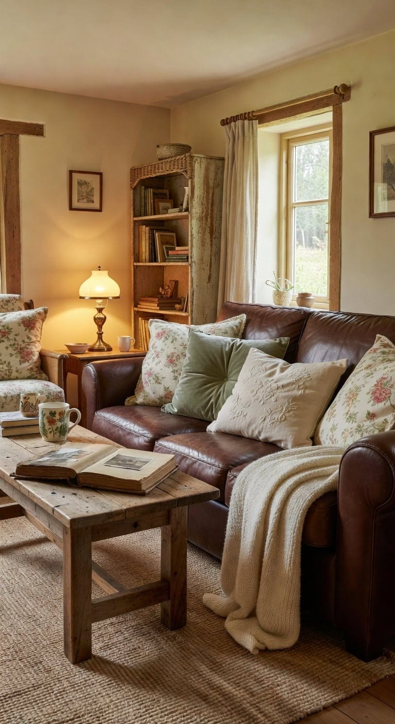 cottage floral sage comfort