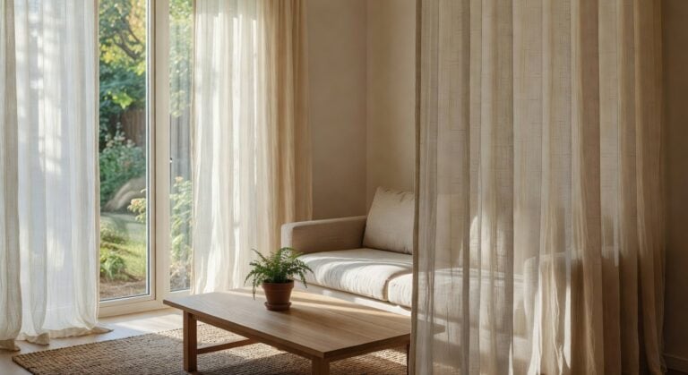 cotton gauze curtain panels