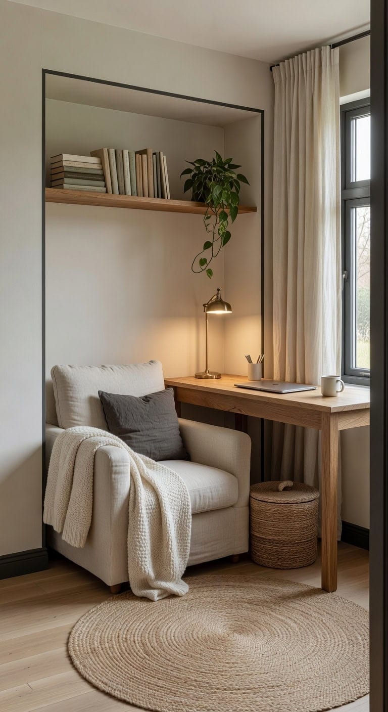 cozy charcoal knit grounded