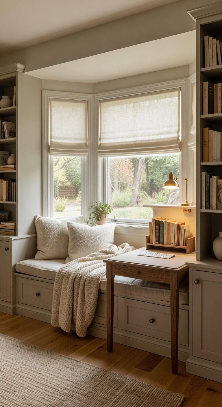 cozy inviting productive comforting