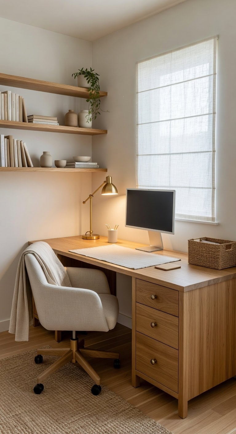 cozy minimalist textural and functional