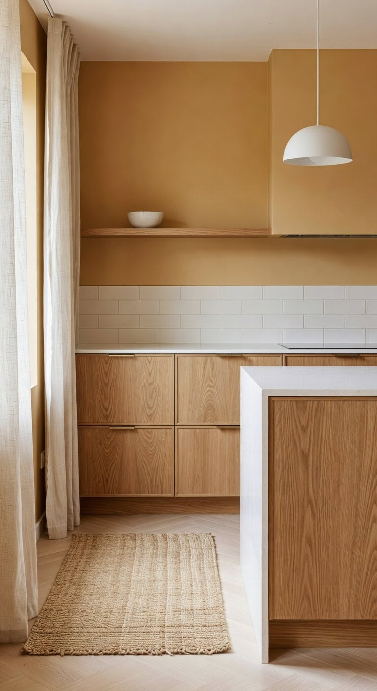 cozy scandinavian light oak waterfall