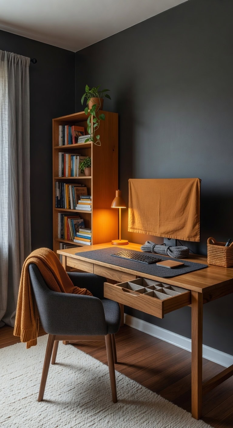 cozy tech workspace accessories