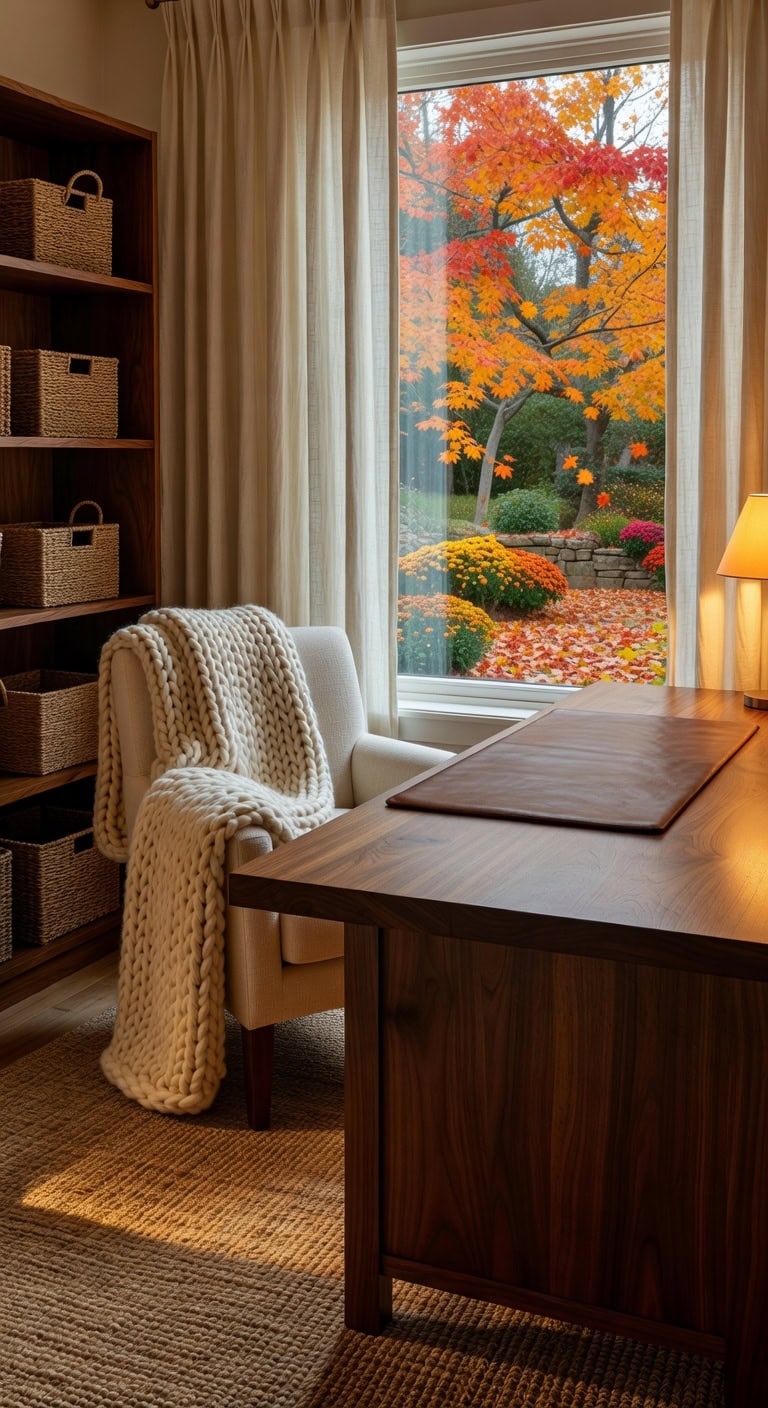cozy welcoming home office