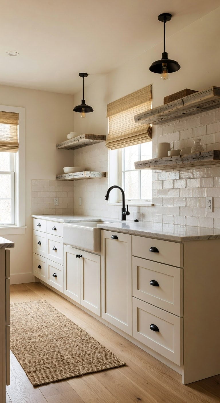 creamy rustic modern farmhouse blend