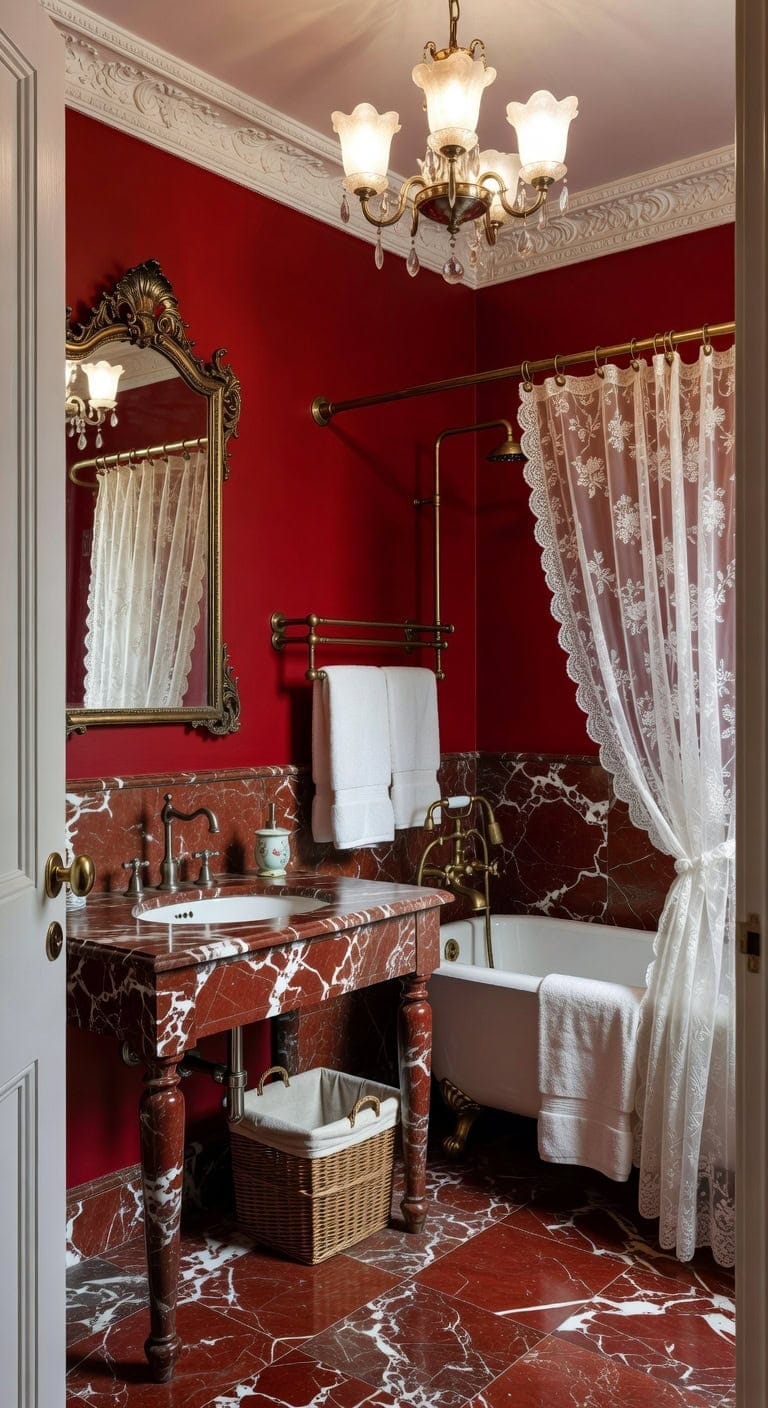 crimson marble victorian retreat