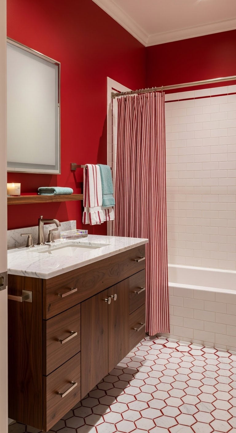 crisp striped towels nickel