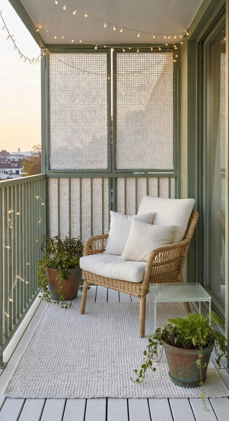 crisp white coir mesh