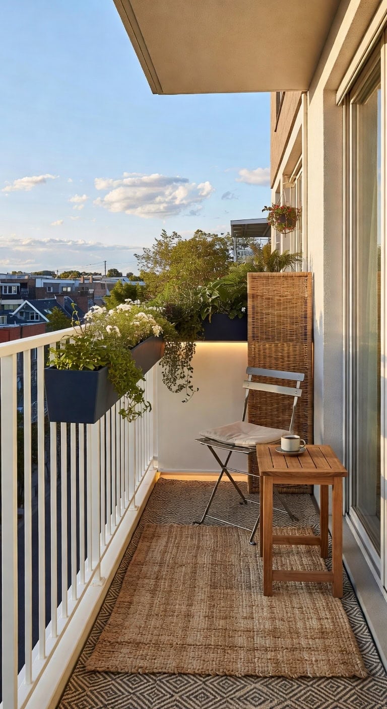 crisp white railing oasis