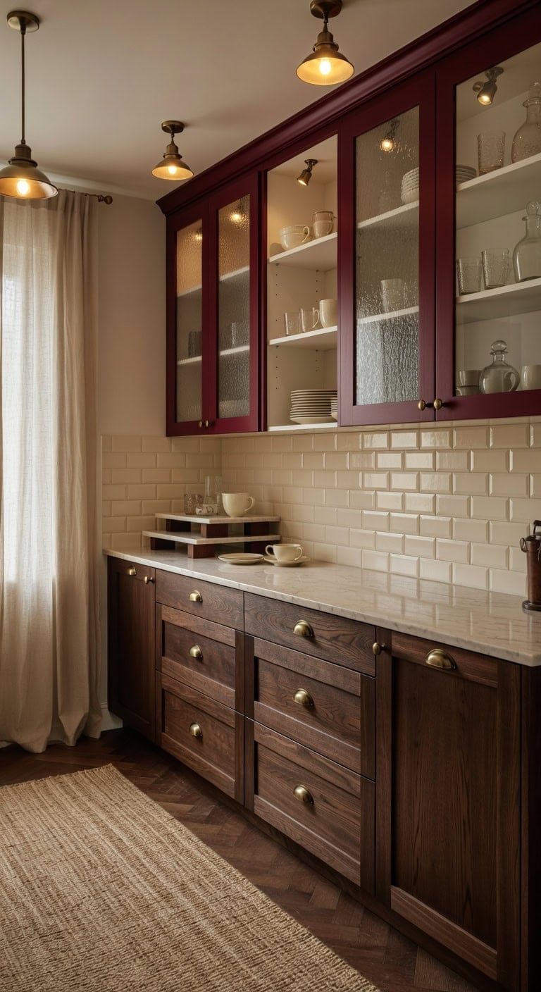 curated collected personal display cabinet