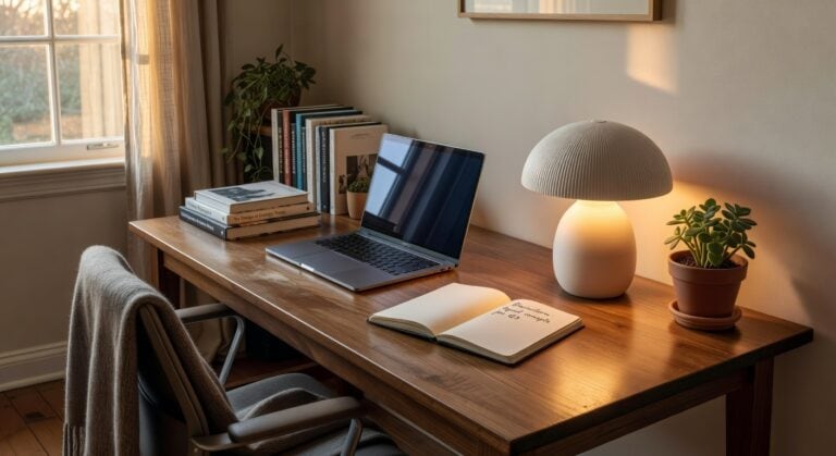 decorative ceramic mushroom desk lamps