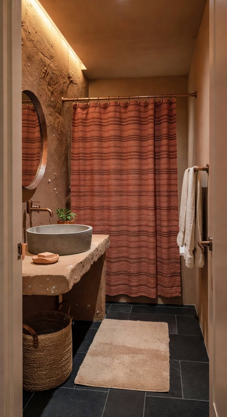 desert inspired earthy adobe sanctuary