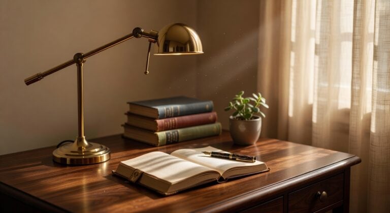 desk lamps swing arm brass 2026