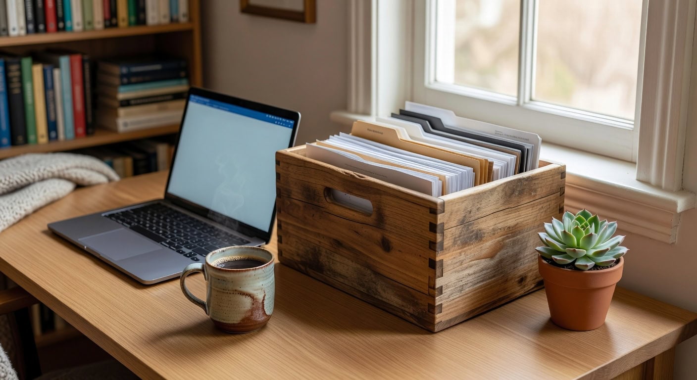 desk sized sturdy stylish file organizer