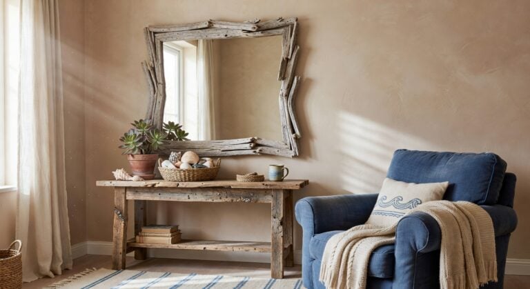 driftwood decorative wall mirror frames