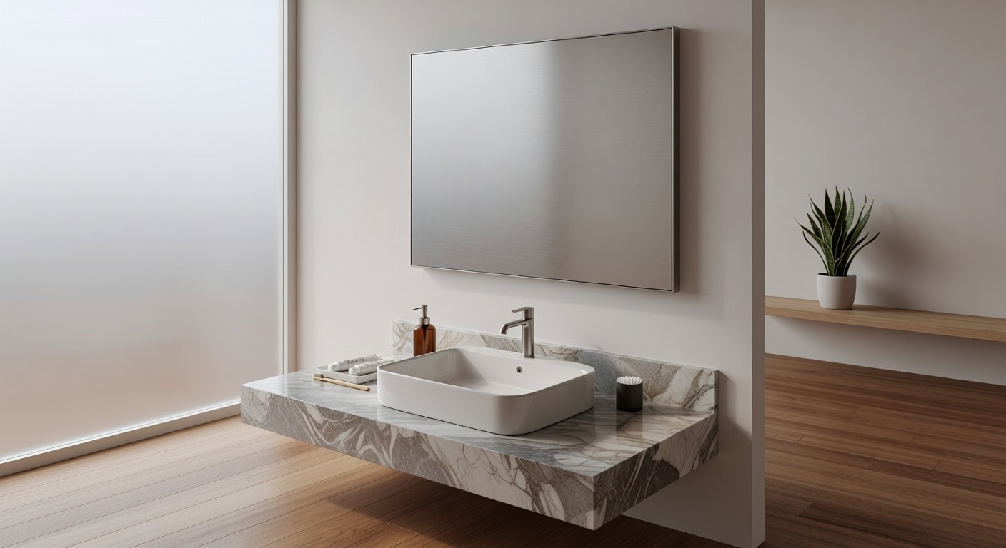 durable adjustable proportional bathroom mirrors