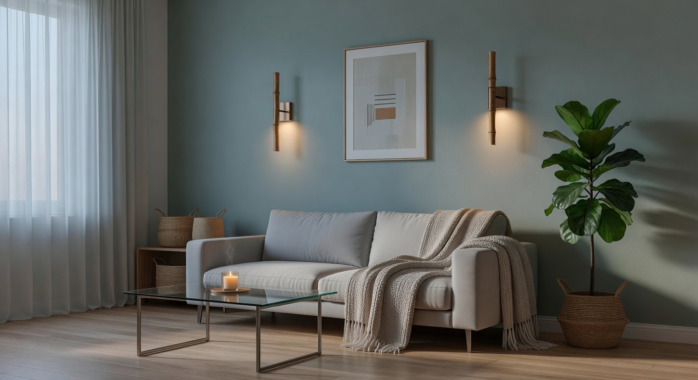 durable customizable energy efficient versatile bronze bamboo sconces