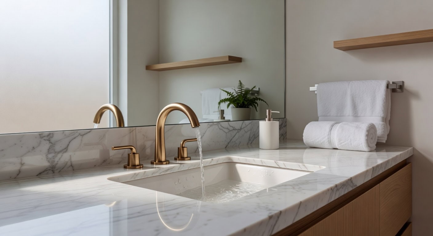 durable spacious compact water efficient faucet